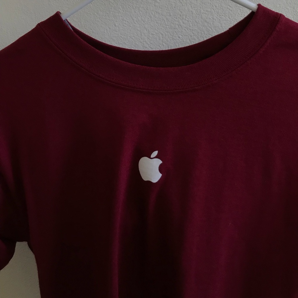 Apple Burgundy shirt